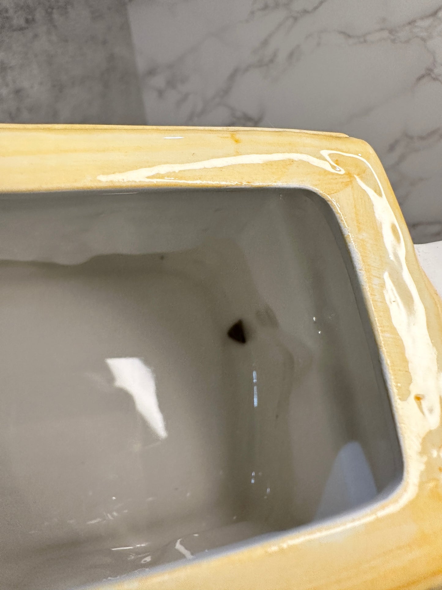 The Village “Summer Cottage” Teapot by Annie Rowe – Hand-Painted Ceramic Collectible