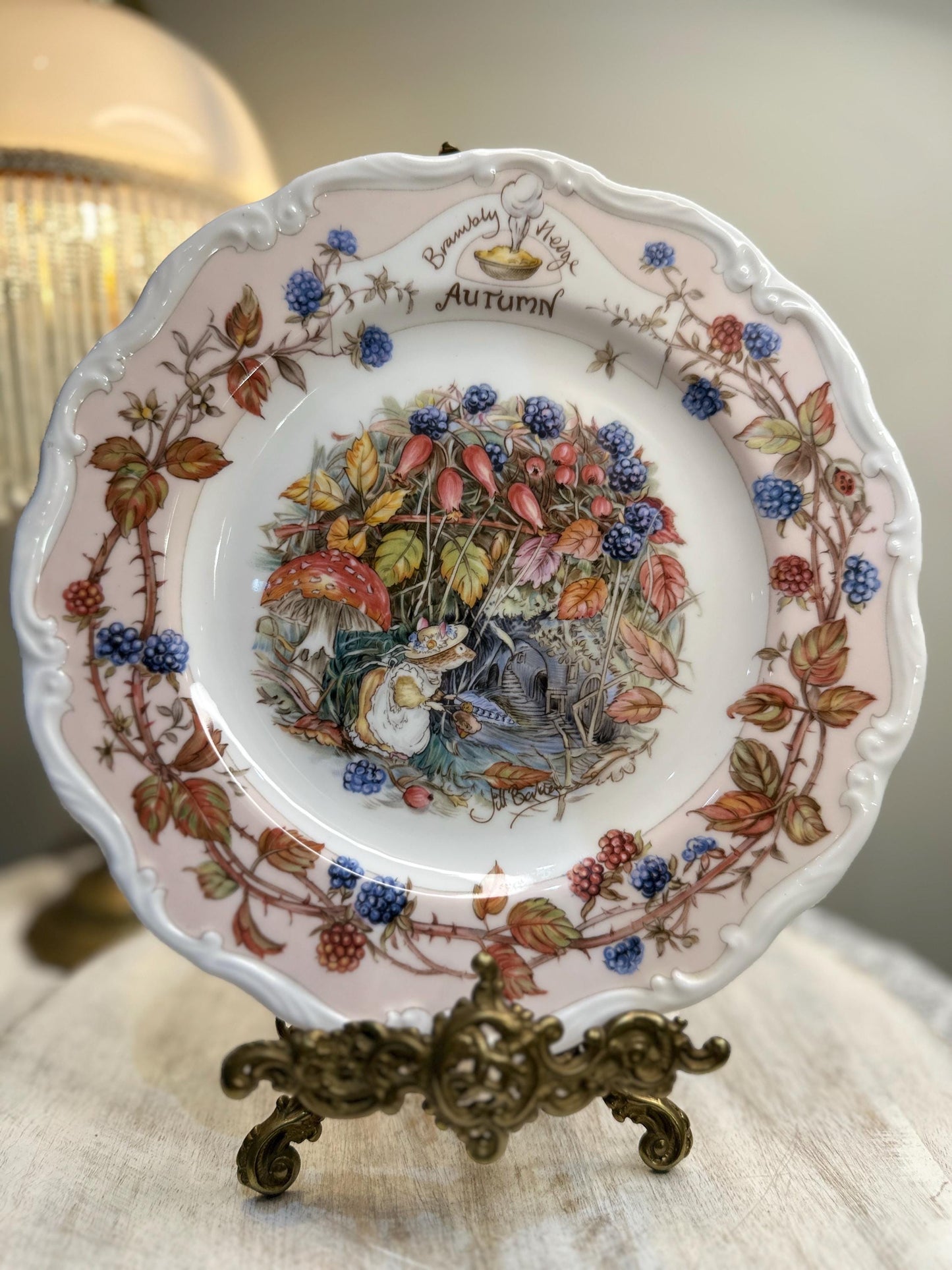 Beatrix Potter “Four Seasons” Collector Plate – Royal Doulton Vintage Bone China – Choose Season