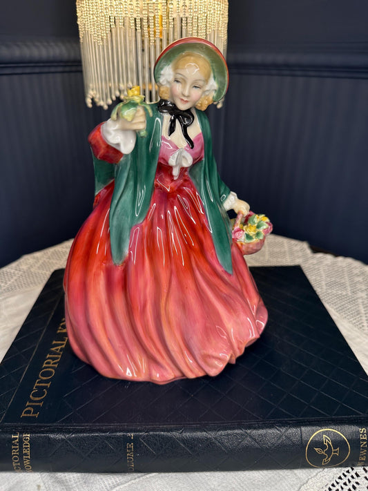 Royal Doulton Lady Charmian Figurine HN1949, Vintage Bone China Figure, English Porcelain Lady Statue, Collectible Gift Decor